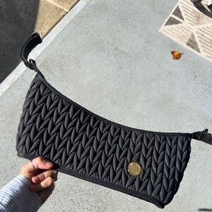 HAPP Stroller Organizer in Black Quilted